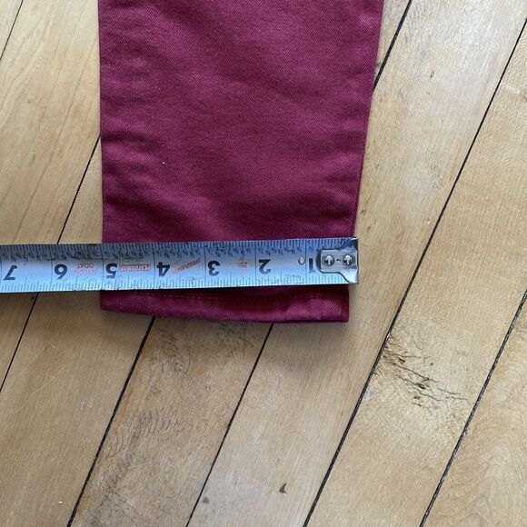 Flying Monkey Women’s 27 Stretch Skinny Jegging Jeans Burgundy - Picture 5 of 12